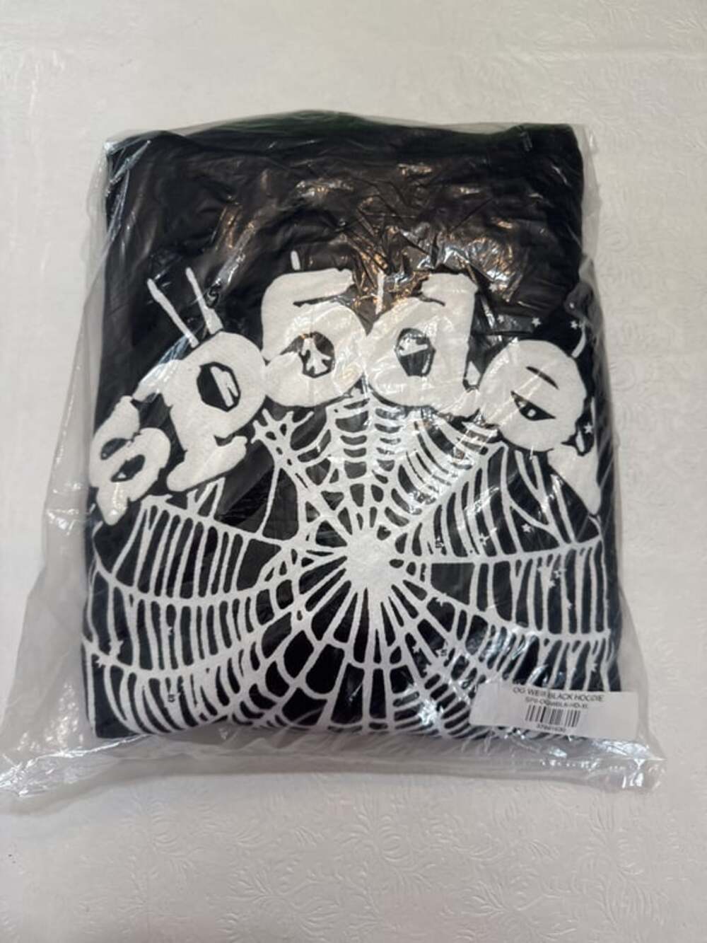 Sp5der OG Web Hoodie Black Size XL New